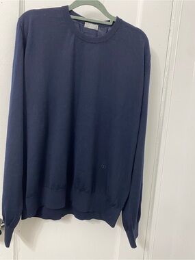 Dior Cashmere Men’s Navy Blue Crewneck Sweater. Size XL